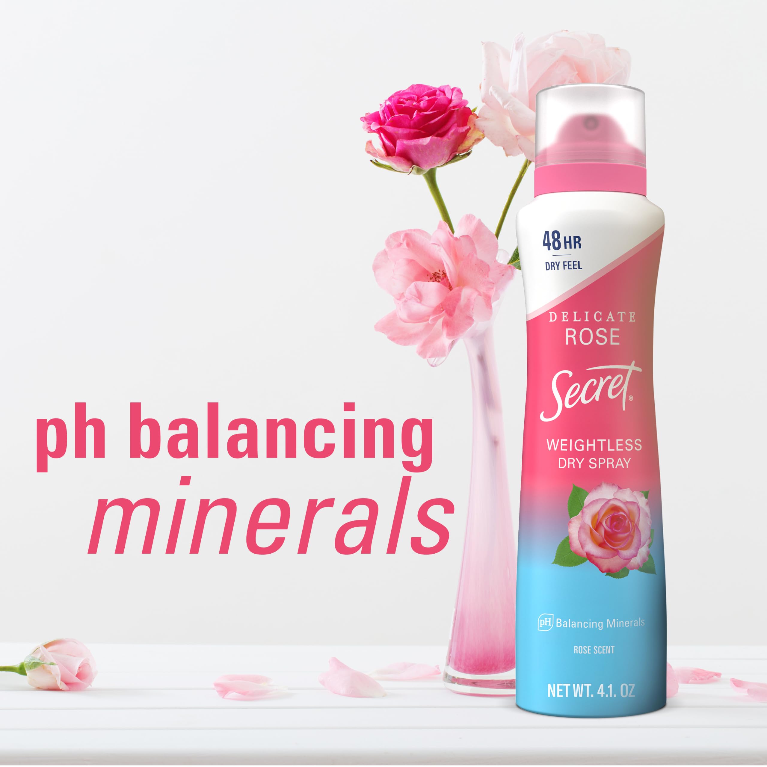 Secret Dry Spray Antiperspirant Deodorant for Women, 48-Hour Protection