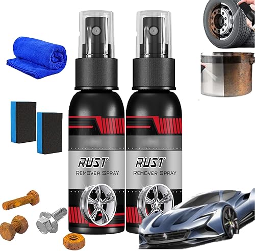 Miniatura 11 de Agente renovador de cubo de rueda multifuncional, removedor de óxido de metal multifuncional, espray de eliminación de óxido para automóvil, 3