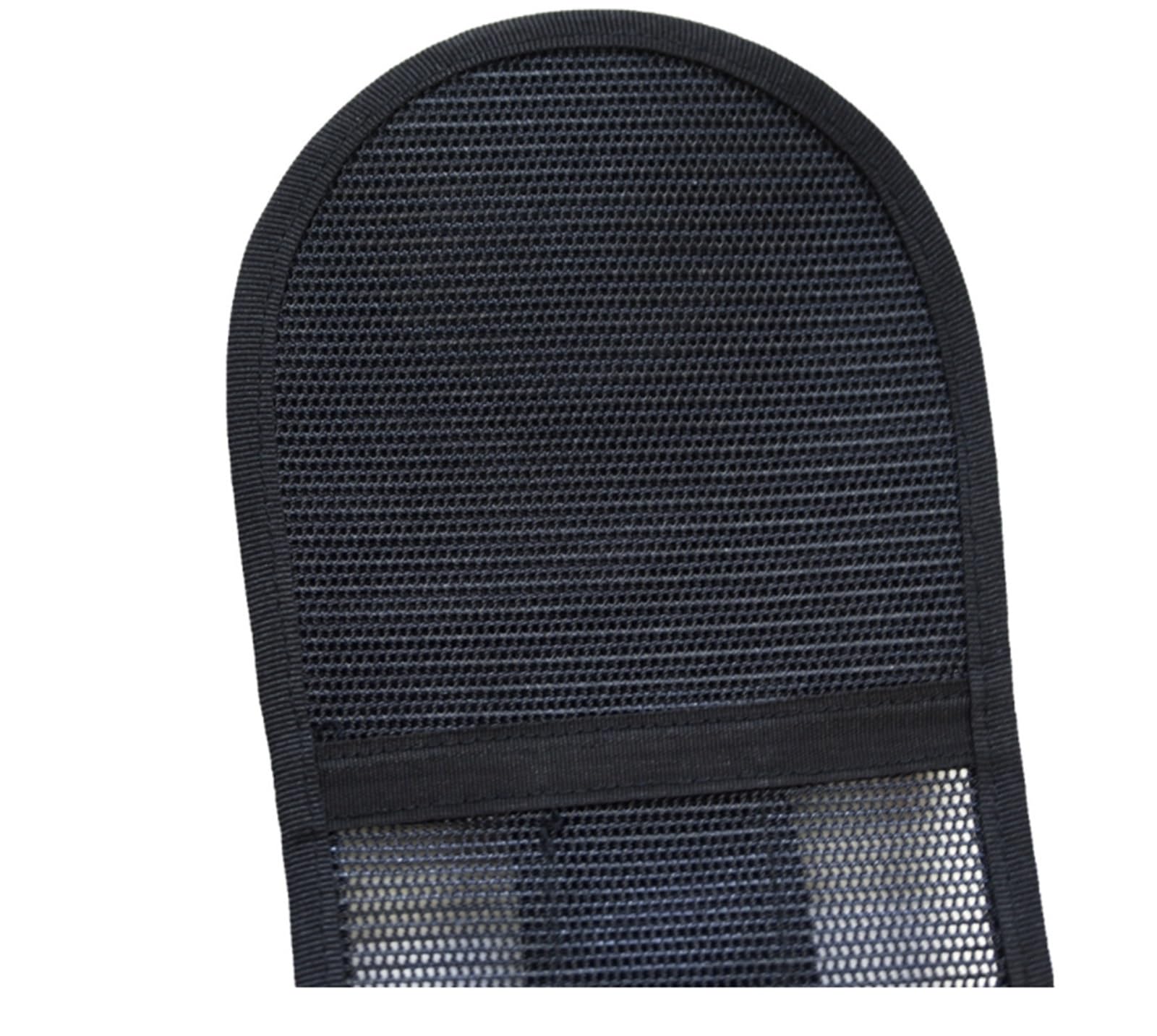 Rückenstütze Verstellbarer Kompressions-Wickel-Hüftgürtel, Stützgürtel, Taillentrainer Lendenbandage(Black,L)