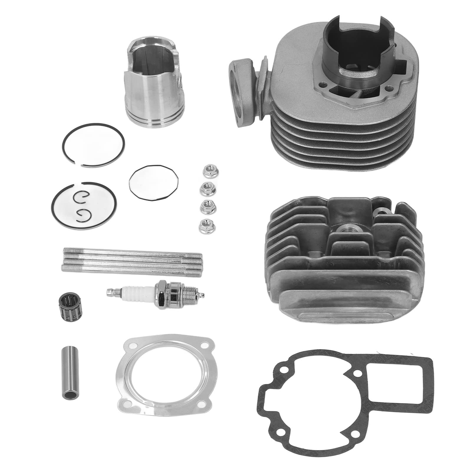 Motore 50Mm Cilindro Pistone Testa Guarnizione Anello Top End Kit 11210 40B01 Sostituzione per Suzuki Quadsport Lt 80 Lt80 1987-2006