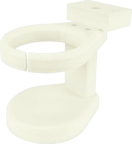Portavasos duradero para muebles de exterior  Accesorio para silla Adirondack, blanco, perfecto para entusiastas del aire libre, asequible y fácil