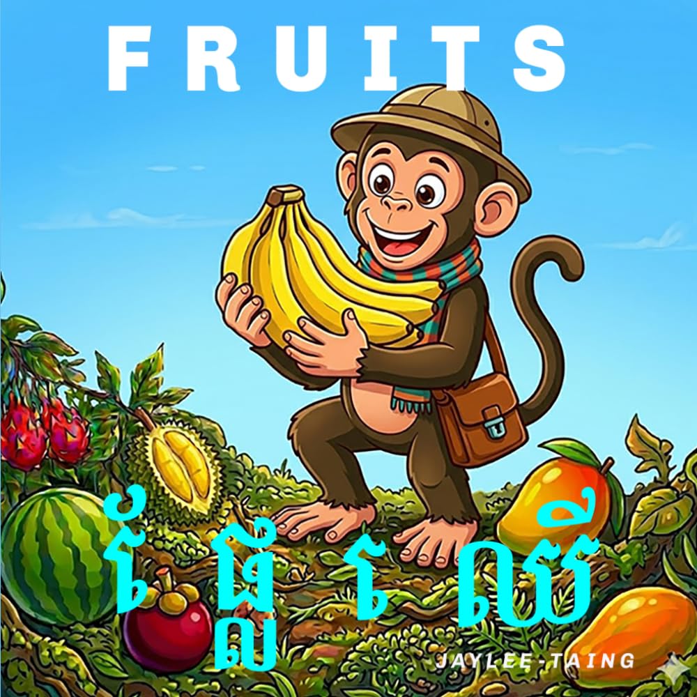 Fruits: A fun way for children to learn English and Khmer names for Cambodian fruits