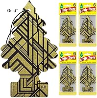 Vista 133 de Little Trees - Ambientador de árbol colgante que proporciona un aroma de larga duración para tu hogar o tu auto. Aroma Summer Linen, 24