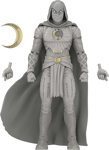 Marvel Legends Series Disney Plus Moon Knight MCU Series - Figura de acción coleccionable de 6 pulgadas, incluye 4 accesorios