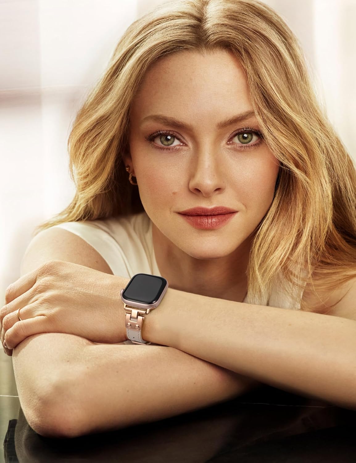 Minyee Slim Leather Band Compatible with Apple Watch Bands 38/40/41/42/44/45/46/49mm Women, Dressy Thin Soft Leather Strap with Tapered Metal Buckle for iWatch Series 11 10 9 8 7 6 5 4 SE/Ultra 3 2 1 - Image 6