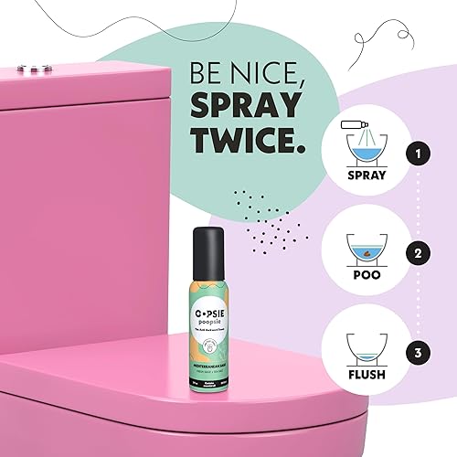 Miniatura 3 de Oopsie Poopsie - Salvia mediterránea y bayas frescas - Antes y después de ir espray para inodoro de 2 onzas cada uno - Set de regalo - Eliminador