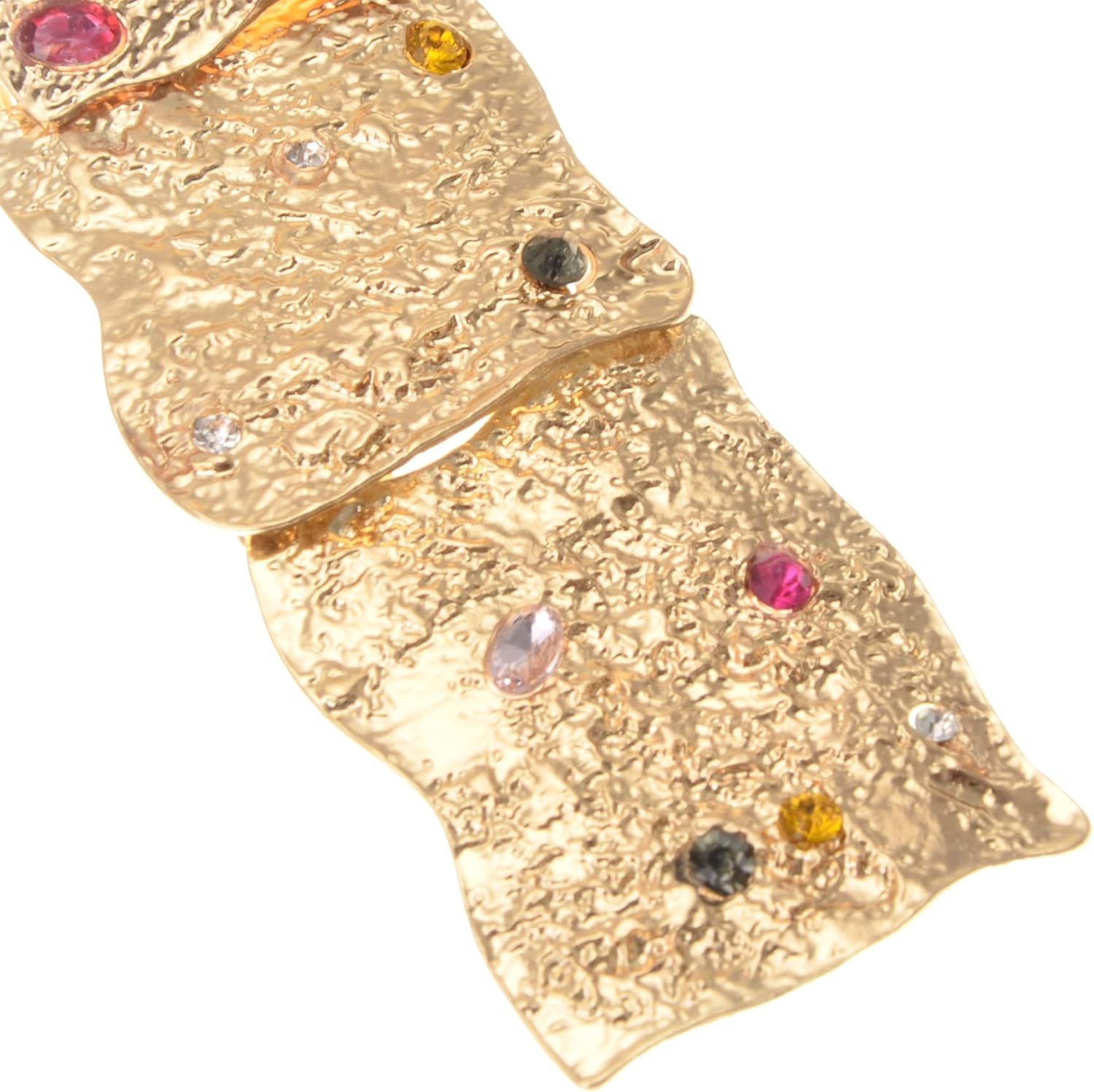 Women Geometric Exaggerated Sparkling Dainty Earrings Dangle Drop Earrings - Image 5