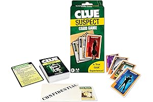 Clue: In the Clam - Portable Mystery Card Game for 3-4 Players