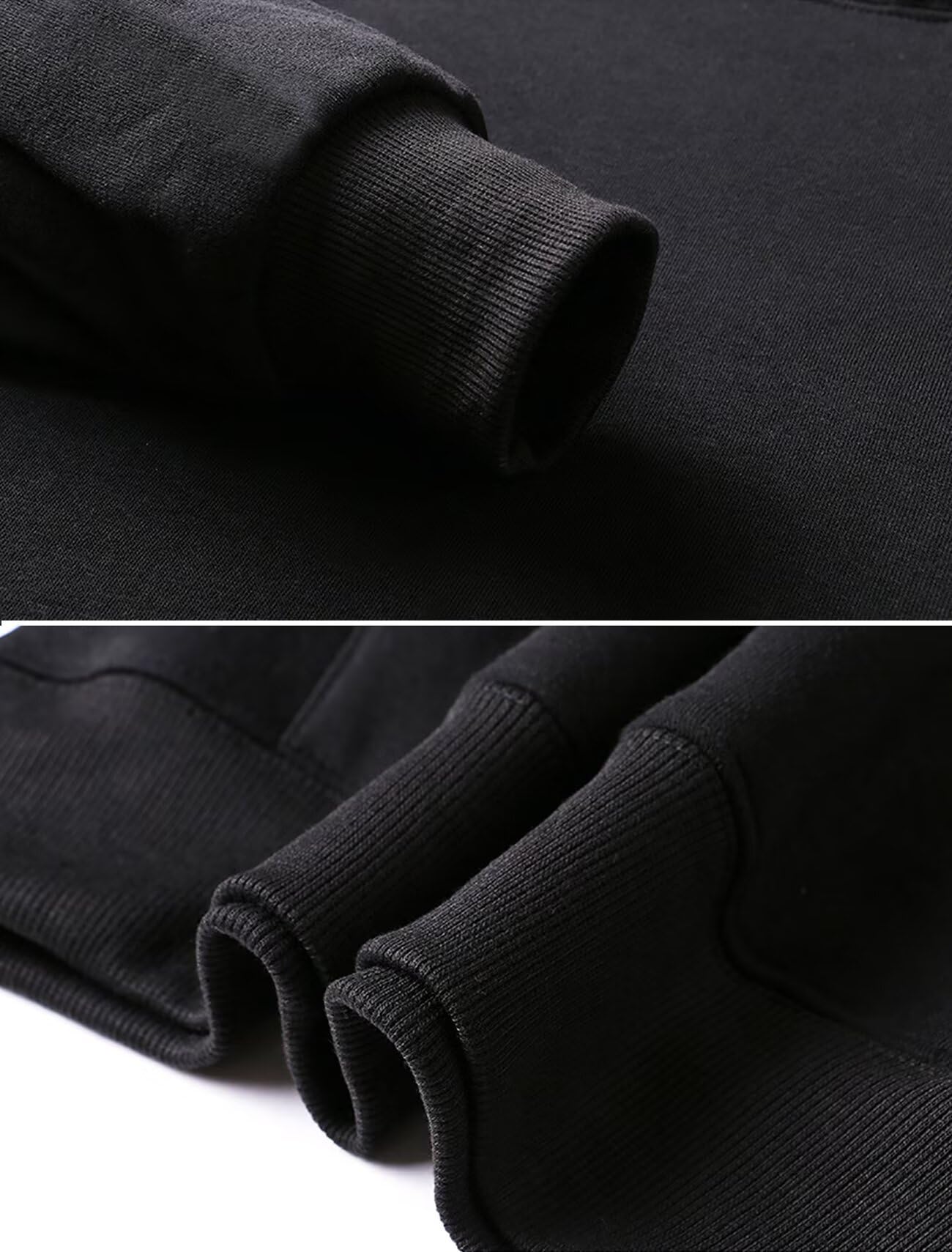babyhealthy Tuta unisex con cappuccio, felpa e pantaloni della tuta per donne e uomini, set da 2 pezzi
