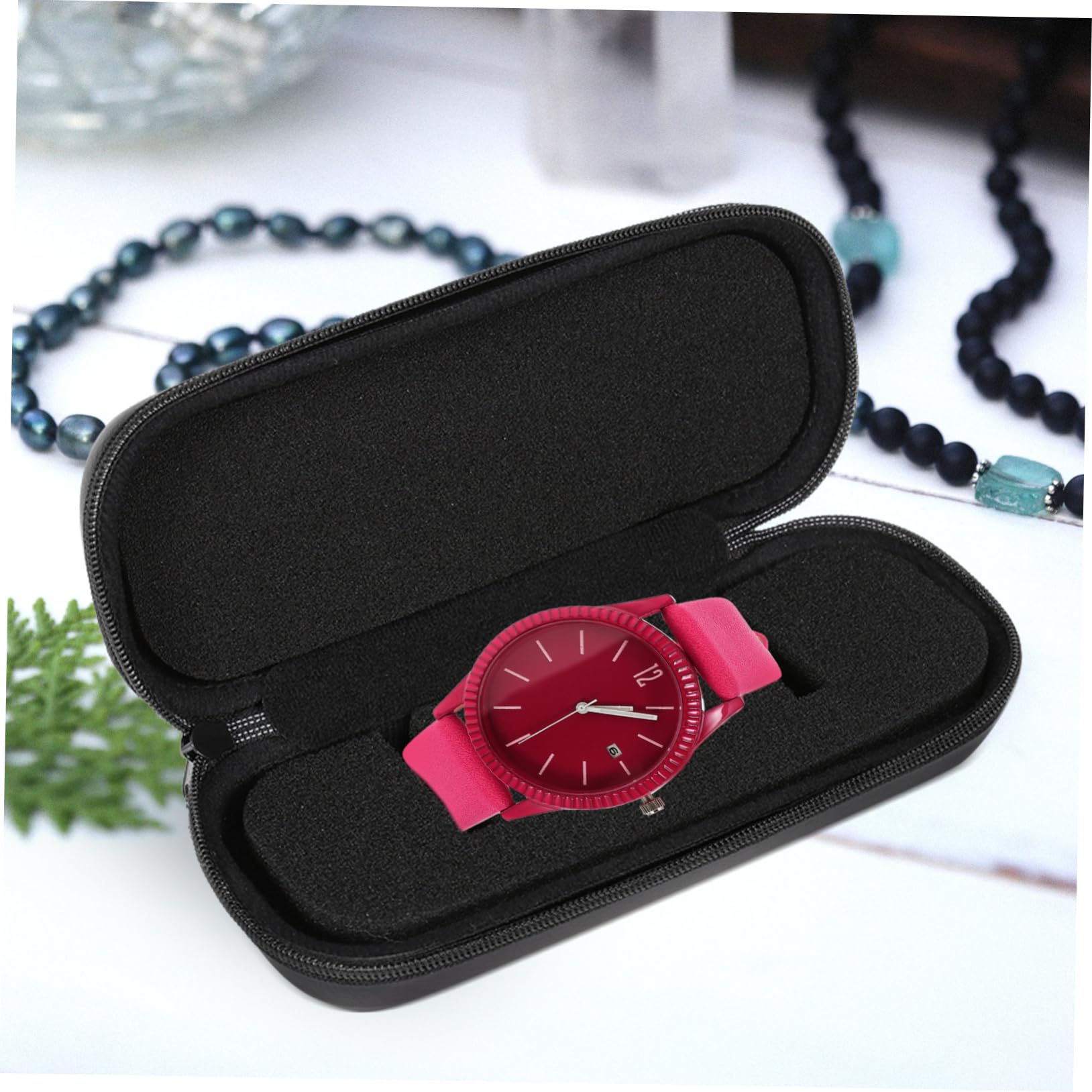 GALPADA 6stücke Eva Watch Case Tragbare Wasserdichte Uhrenbox Mit Reißverschluss Anti-fall-aufbewahrung Für Schmuck Reiseorganizer Ohne Uhr