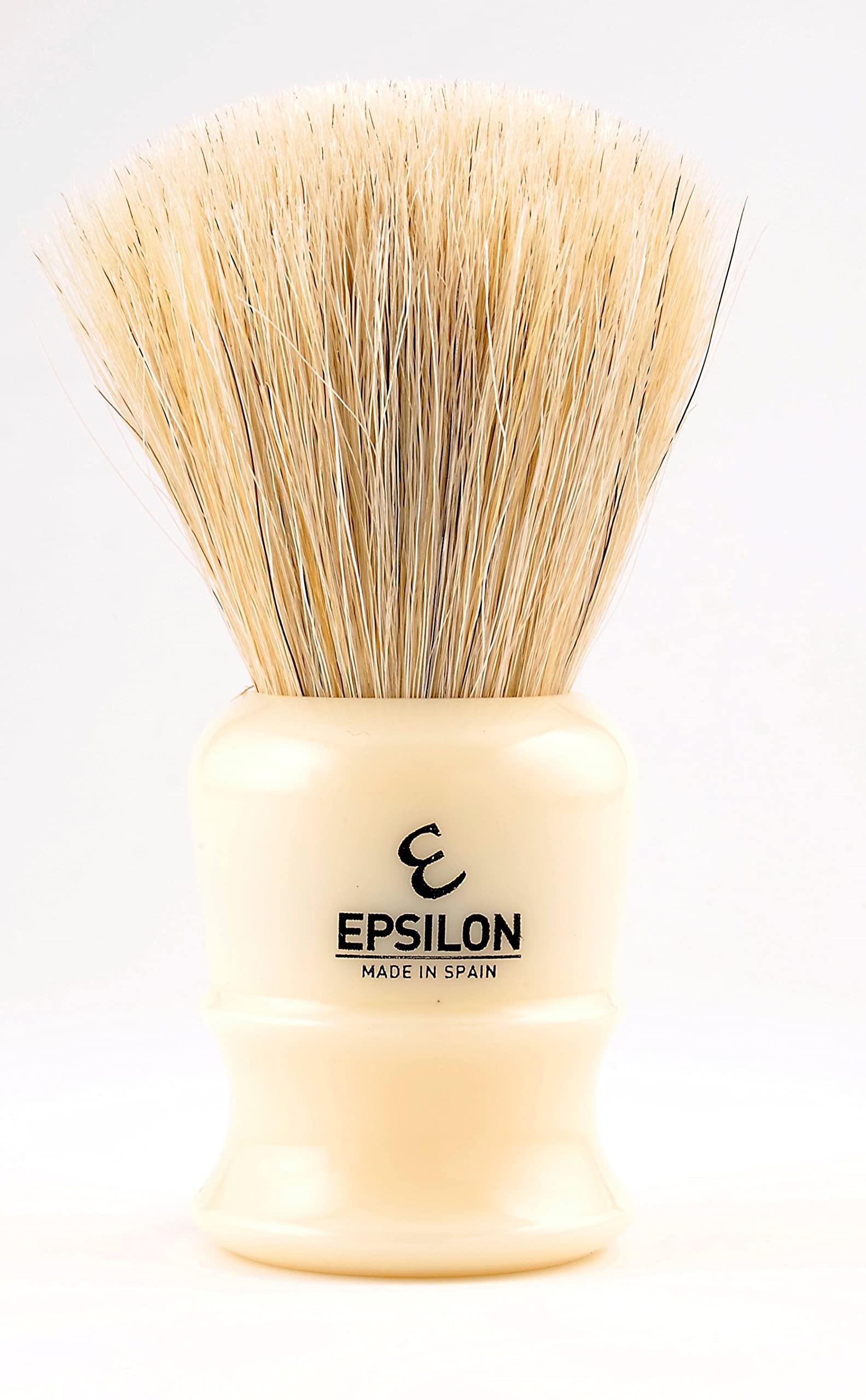 Epsilon Pędzel do golenia Biały Koń Fan Shape Kość słoniowa 26mm, Standardowy, Pojedynczy