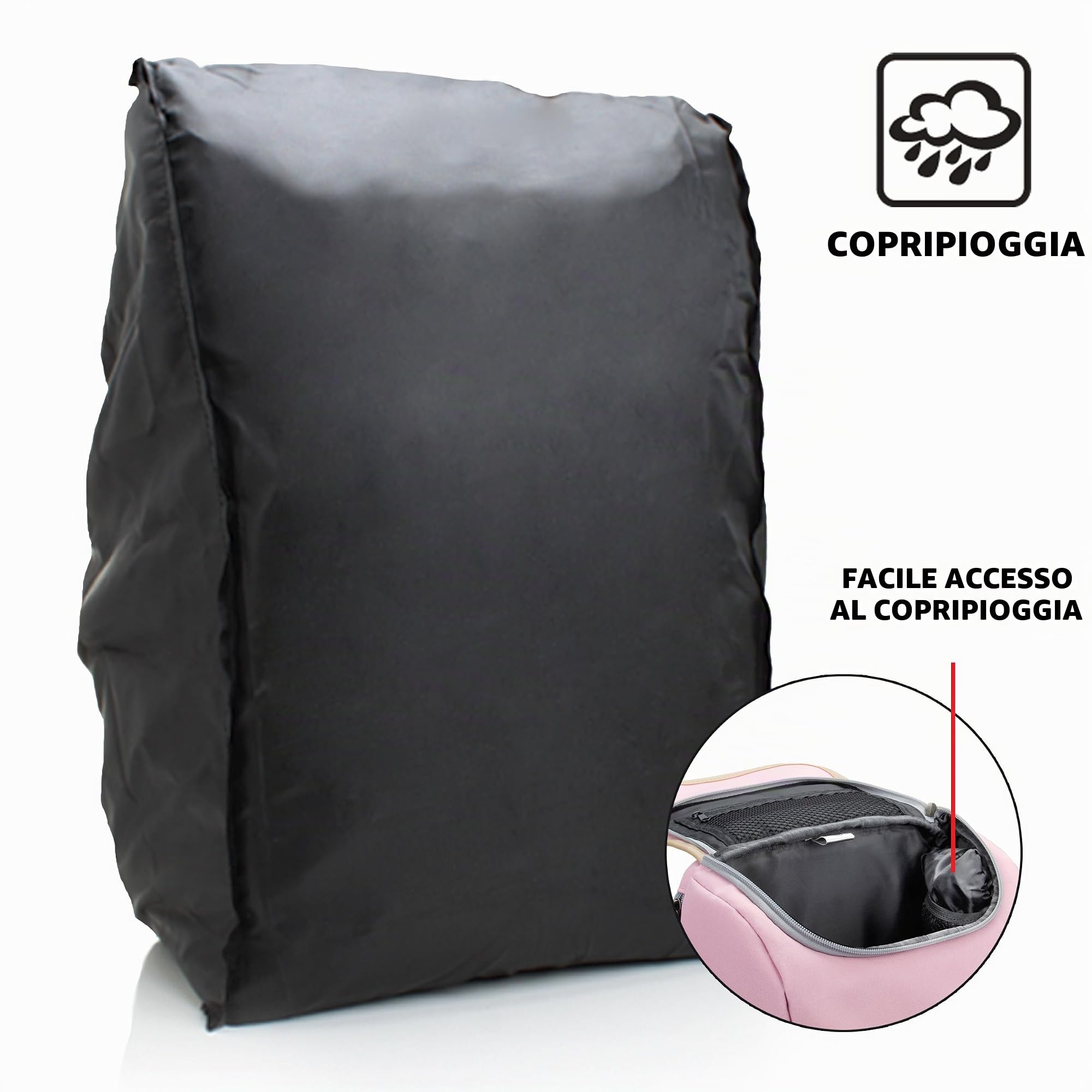 GOgroove Sac à Dos pour Appareil Photo Reflex Numérique avec Compartiment à Tablette, Séparateurs Modulables, Support Trépied & Housse Imperméable pour Canon, Nikon, Olympus et autres - Rose - par