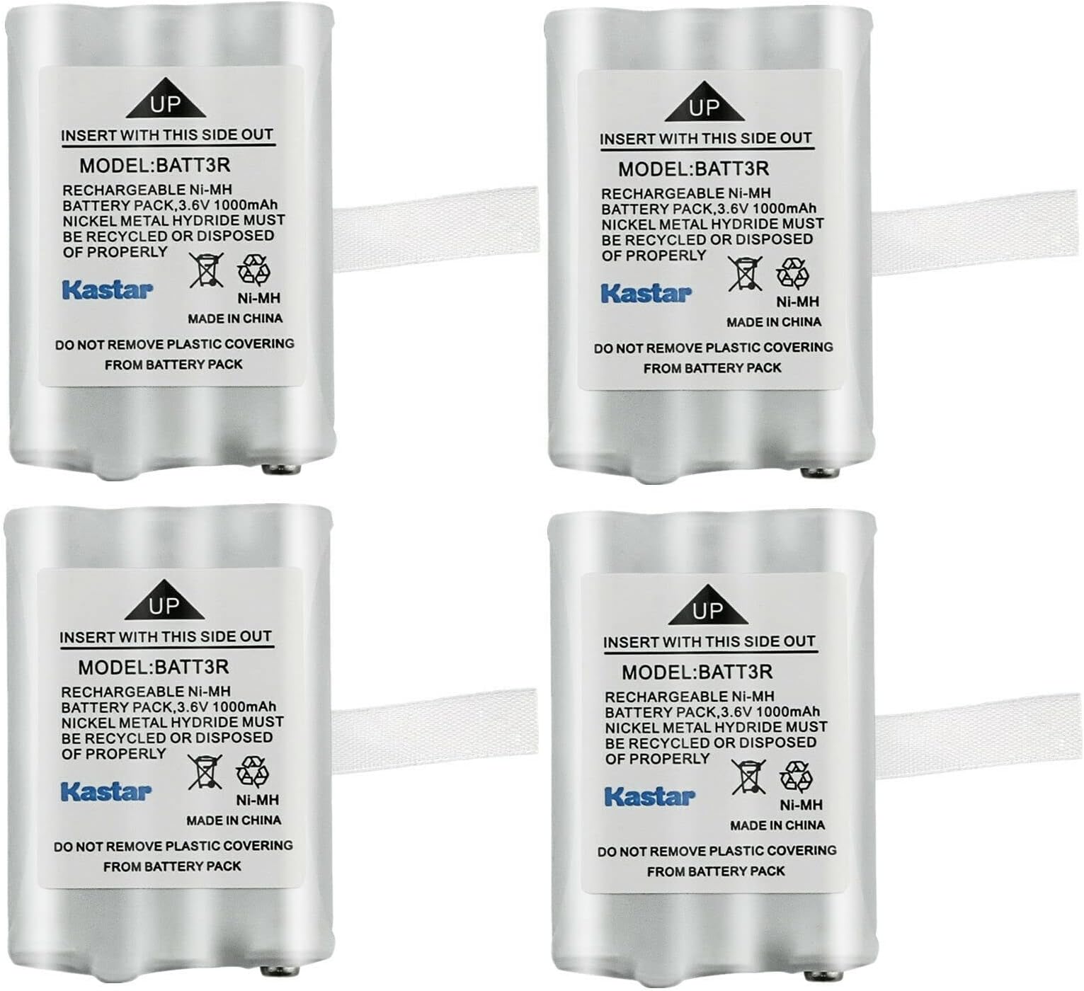 Midland X-talker T10 Kastar 6-Pack Battery Replacement For
