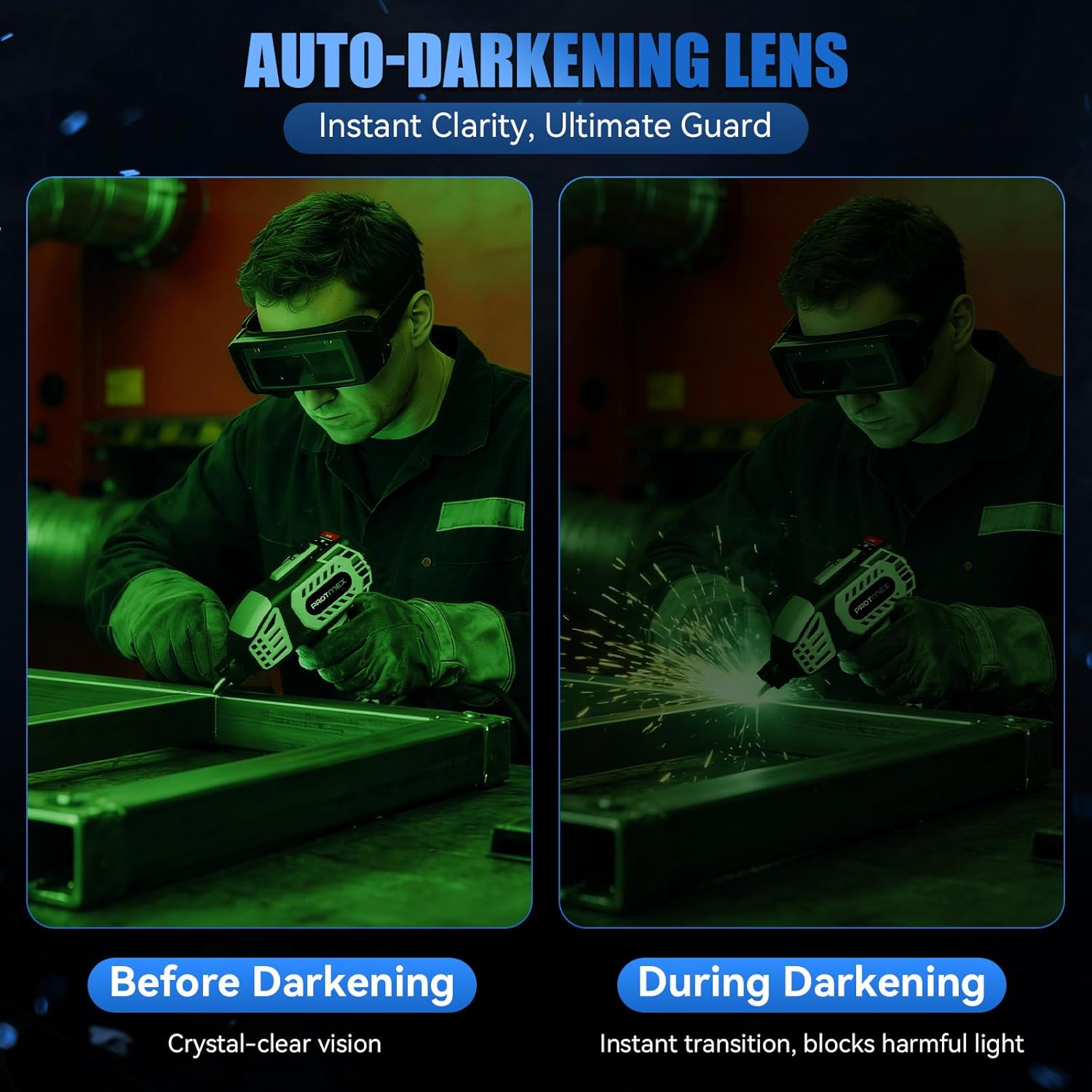 Portable Welding Machine - 110V Portable Welder Handheld IGBT Inverter with 5 Adjustable Currents, 20PCS Rods, ARC Welder Gun Fits 3/32"-1/8" Welding Rods for Home Projects, DIY, Repair