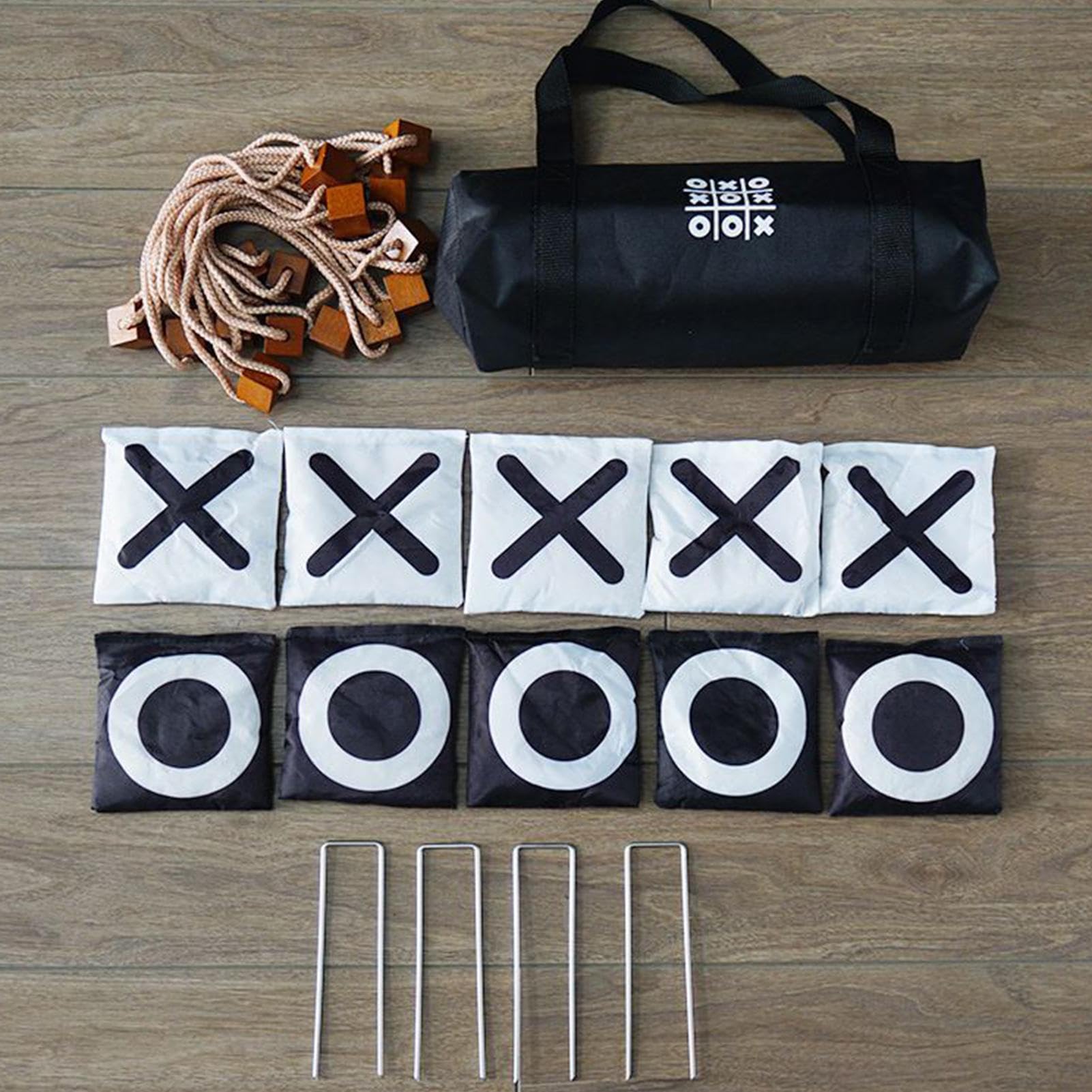 SPAN -SABEL Gioco di lancio – Giant Yard Party Toy, Interactive Lawn Target Kit | Social Group Activity Fun Toss Set, tagliere da gioco durevole con tasche per campeggio giardino spiaggia prato