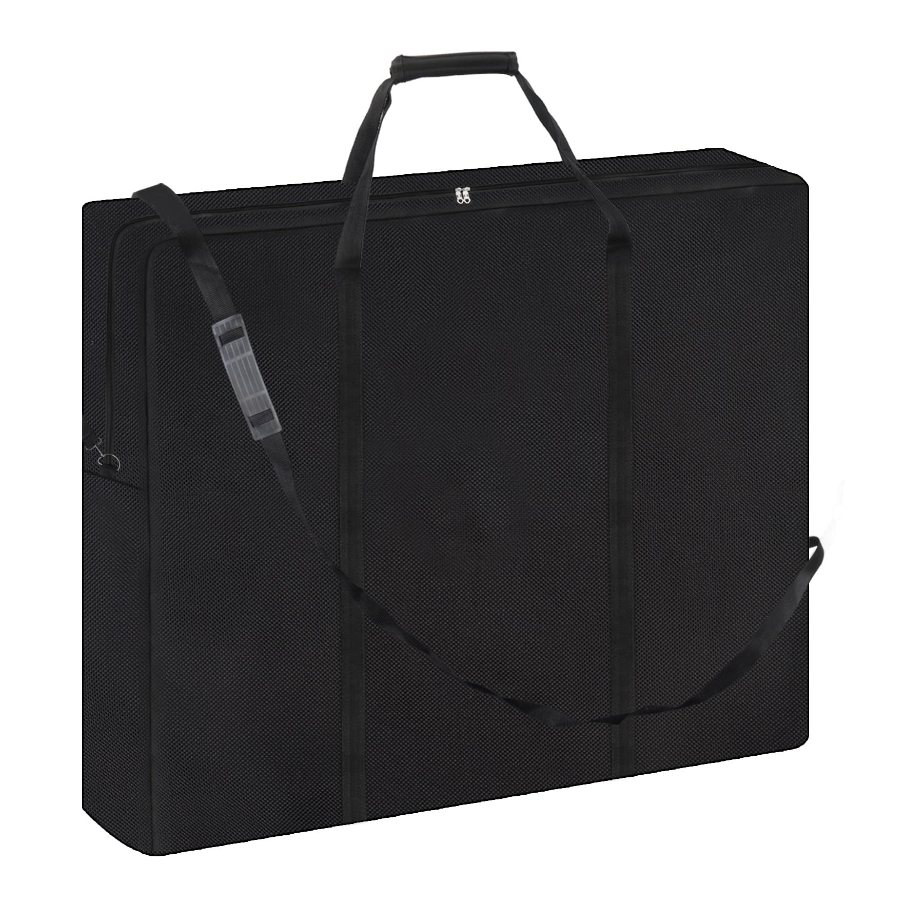 Klmnop 6Ft Folding Table Storage Bag, Waterproof Heavy Duty 600D Oxford Cloth Large Carrying Bag for Transporting and Storing Tables, Camp Tables with Zipper & Shoulder Strap 95×13×80cm(Bag Only)