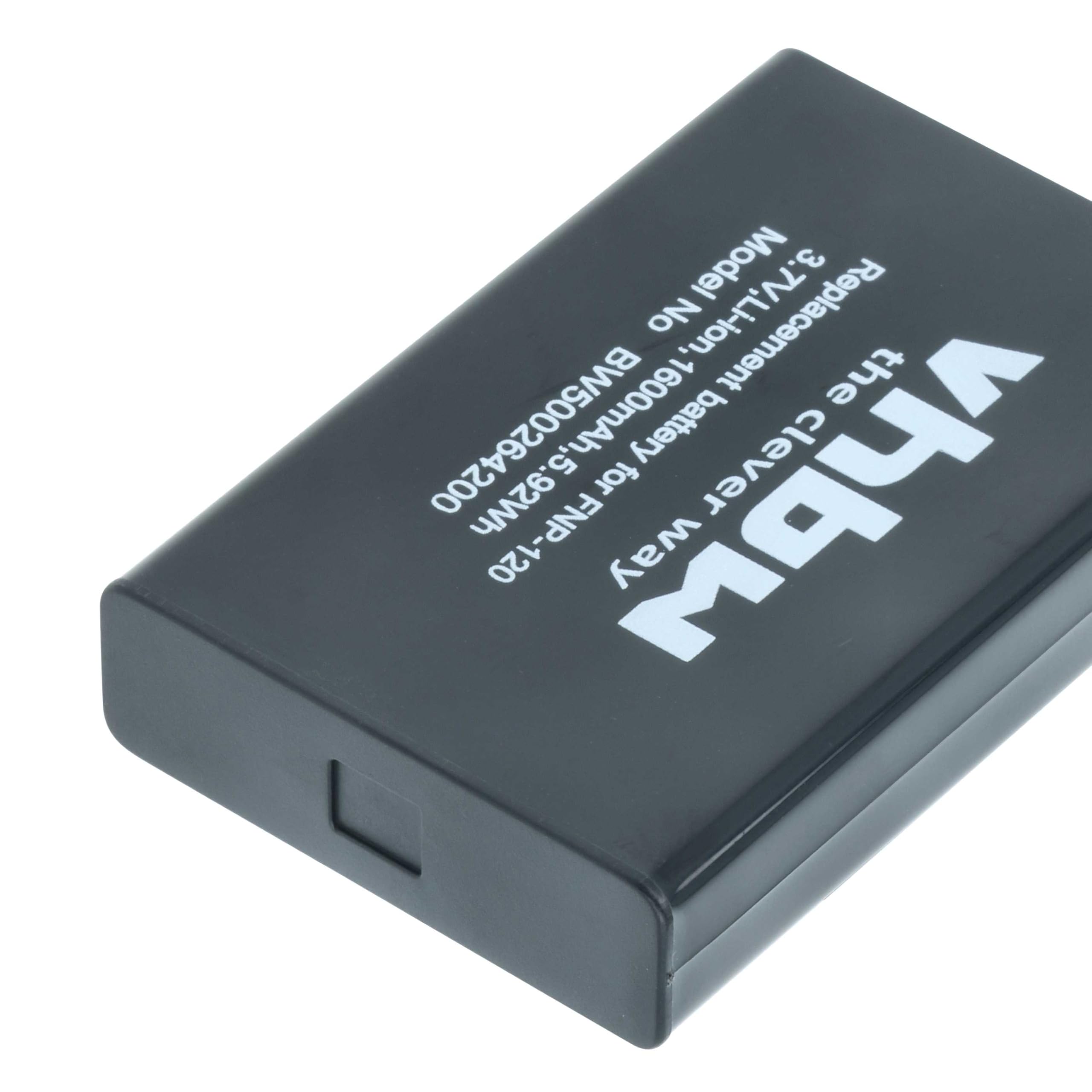 vhbw Kamera-Akku passend für Kompatibel mit Praktica DVC 14.1 HDMI, iR