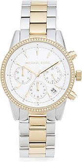 Women's Watch RITZ, 37 mm case size, Quartz Chronograph movement, Stainless Steel strap