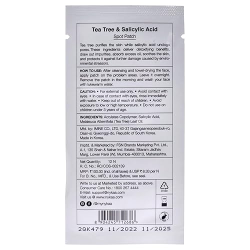 Miniatura 11 de Secretos de la piel Nykaa (árbol de té y ácido salicílico)