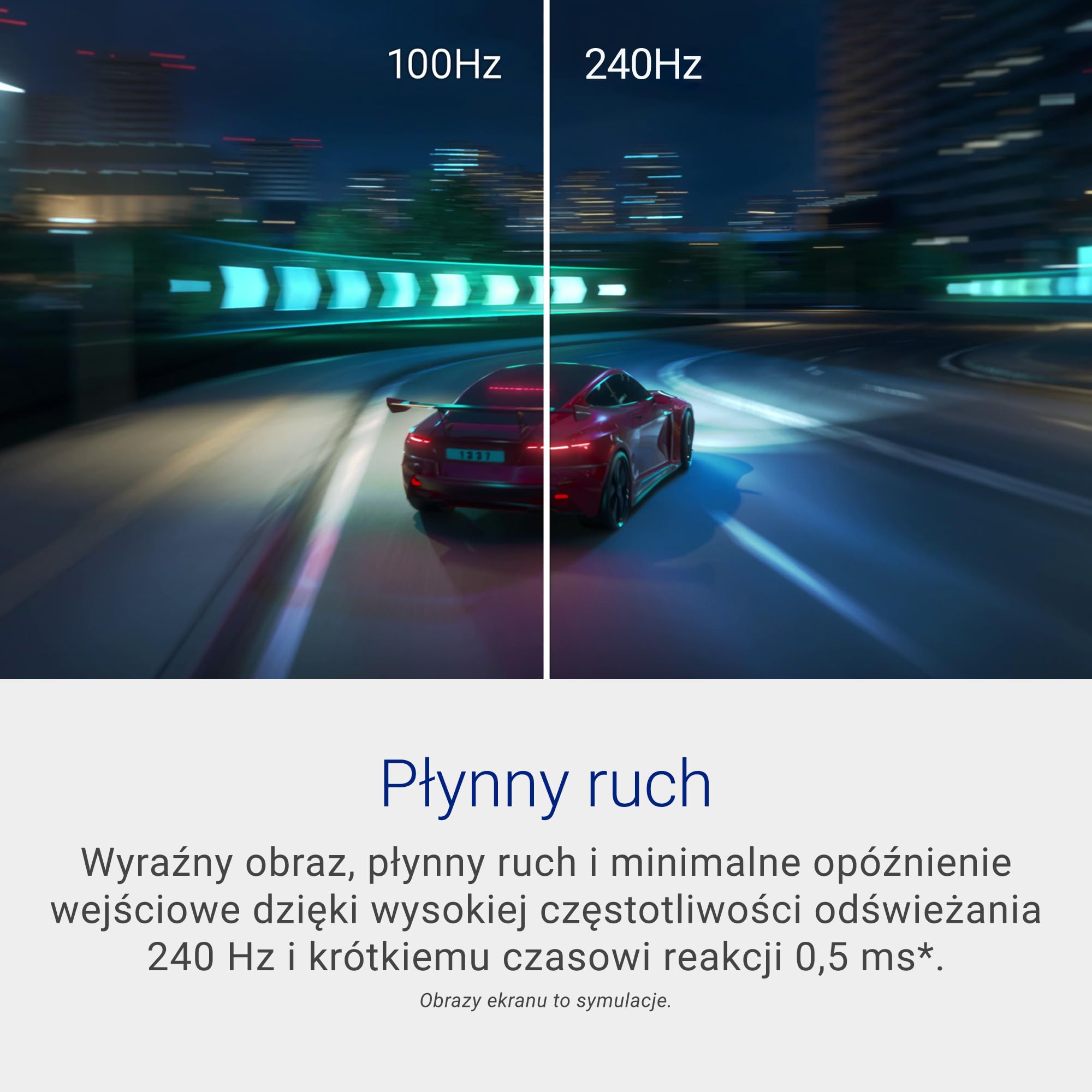 Dell 24 monitor gamingowy - SE2426HG, Full HD (1920 x 1080), 240 Hz, szybki IPS, 0,5 ms, AMD FreeSync Premium, 99% sRGB, HDR10, VESA (100 x 100 mm), DisplayPort, 2 HDMI, 3 lata, czarny
