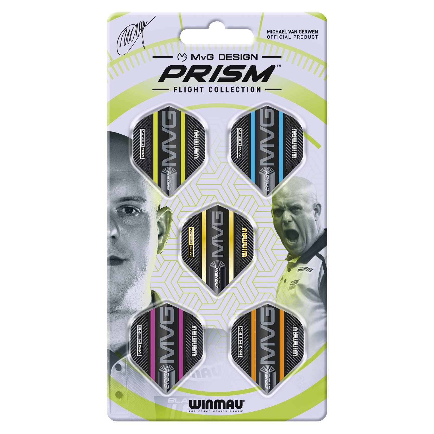 WinmauMichael Van Gerwen MvG Design Prism Dart Flight Collection