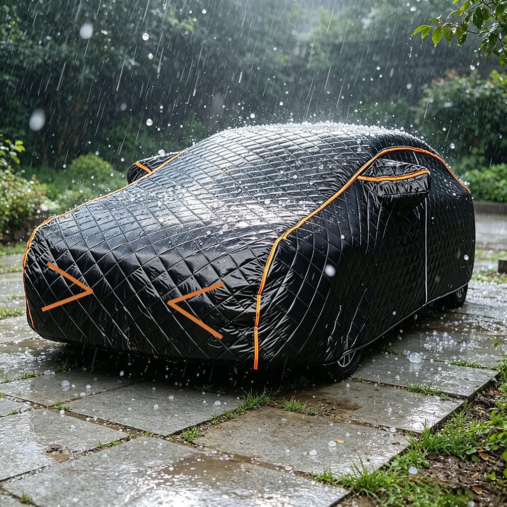Telo Auto Antigrandine per Smart #1 (2022-2026) | 7 Strati Ispessiti, Tessuto Oxford, Fodera Morbida, Traspirante, Antivento, Impermeabile, Antigraffio, Anti-UV, 4 Stagioni