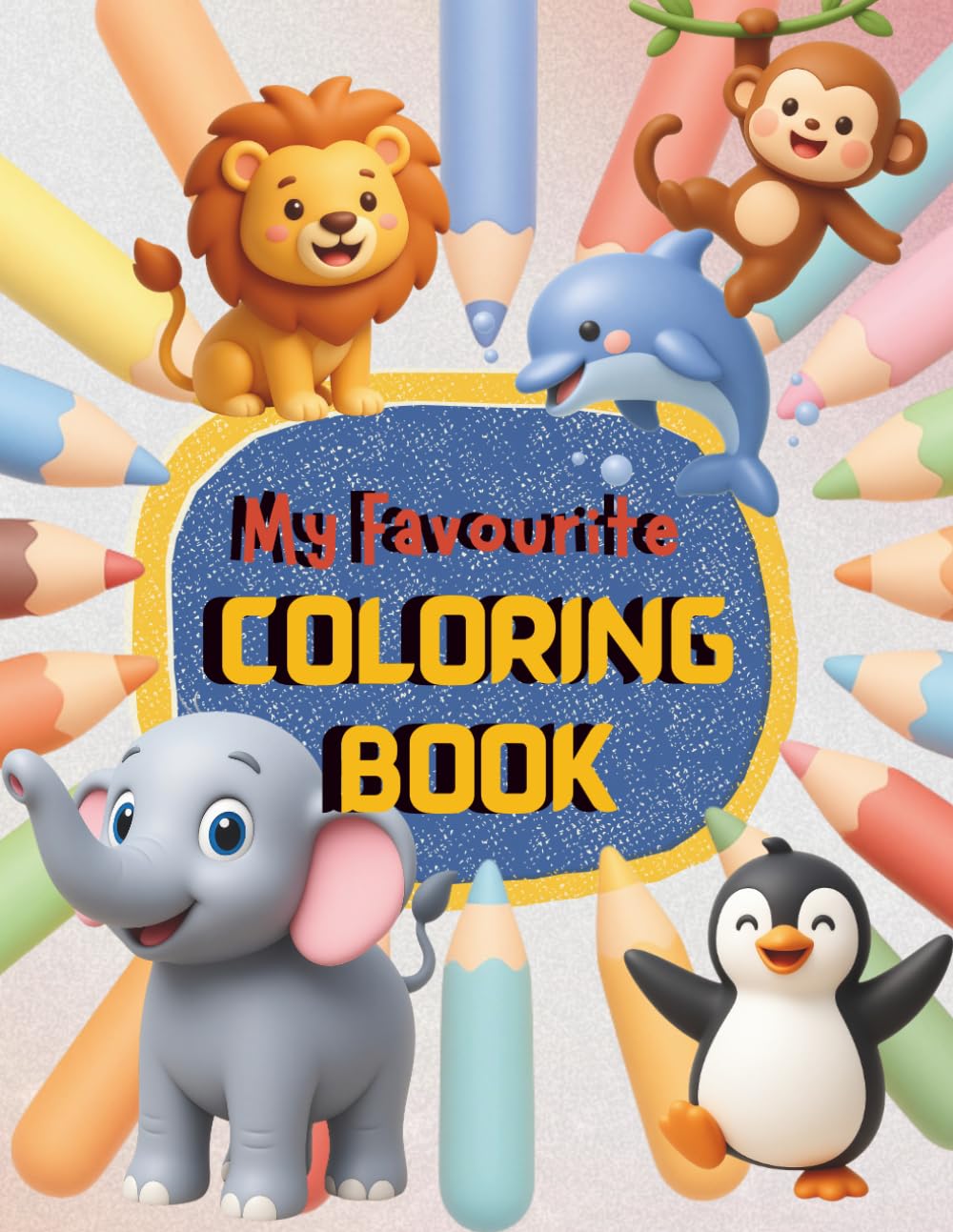 Animal Coloring Book for Kids Ages 4-8: Learn Animal Names, Spelling & Habitats Activity Book