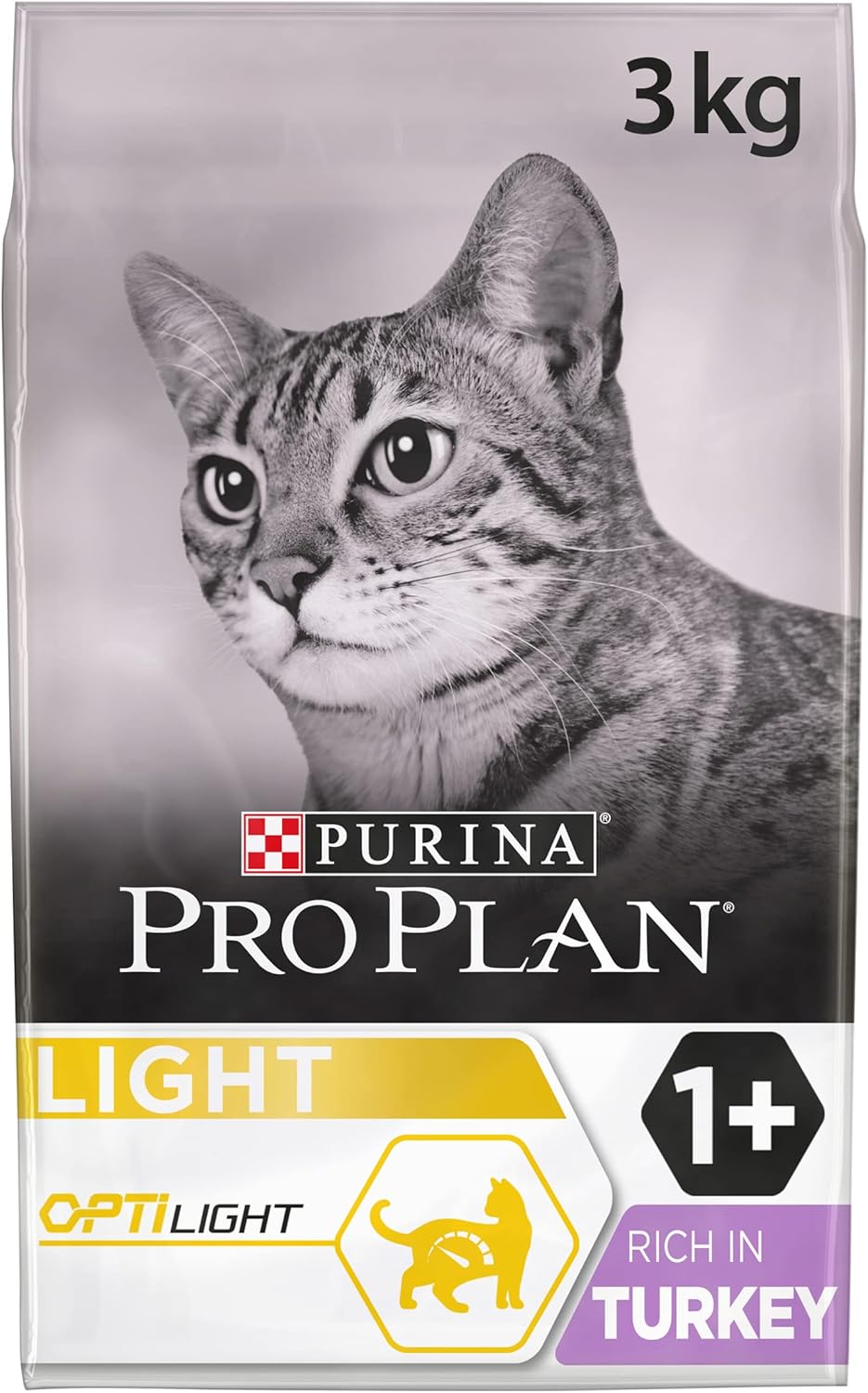 PRO PLAN Optilight Dry Cat Food Turkey and Rice 3 kg Amazon.co.uk