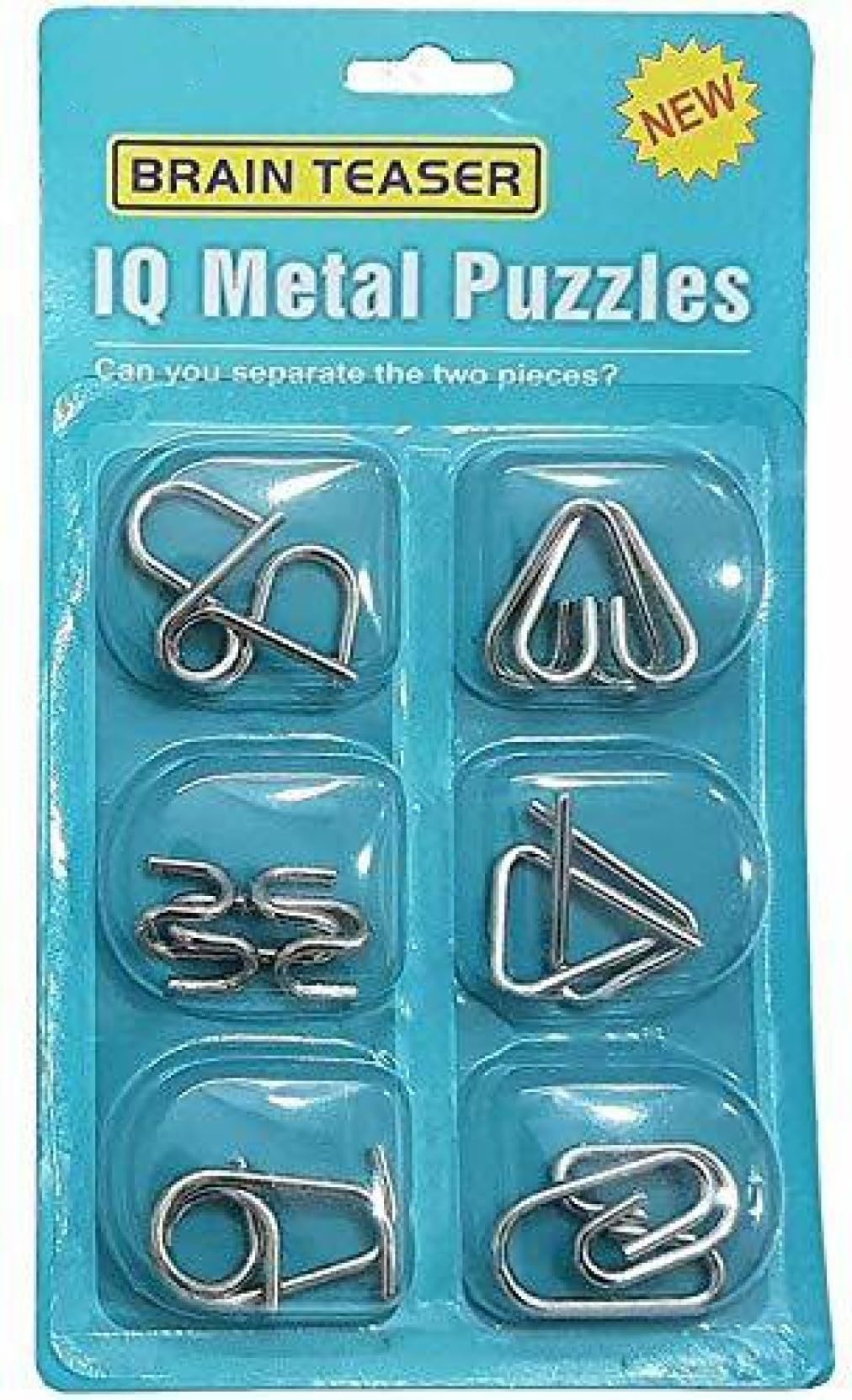 RVM Toys Set of 6 in 1 Metal Puzzle Brain Teaser Challenge Set IQ Busters Intellectual Toy for Kids and Adult Design Teal (B0CQJXVVMZ) Amazon Price History, Amazon Price Tracker