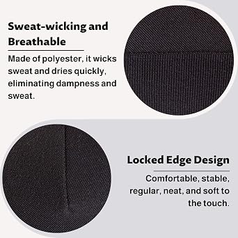 Skull Cap Winter Beanie Running Hat Stylish Comfortable Skull Caps for Men Women Thermal Breathable Sport Cap for Running Cycling Outdoor Activities (Grey and Black)