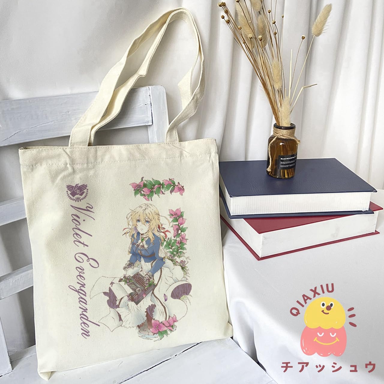 ヴァイオレットエヴァーガーデンスペシャルイベント　トート 駿河屋 -<中古>シルエット トートバッグ 「ヴァイオレット・エヴァー