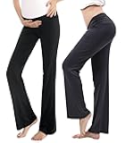 Alina Mae Maternity Women Pajama Pant Stretchy Comfy Wide Soft Palazzo Elastic Pregnancy Lounge Casual PJs