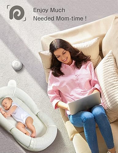 Miniatura 7 de Dreamegg Paquete D3 Pro con máquina portátil de ruido blanco D11 para dormir del bebé con luz nocturna, sonidos naturales, ruido blanco y canción de