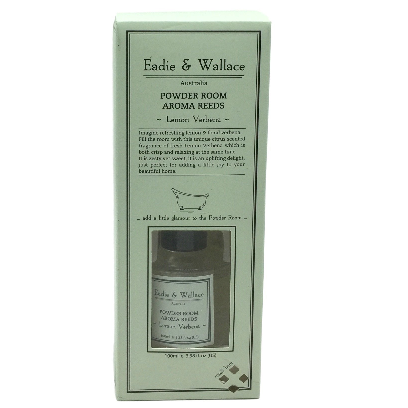 Eadie and Wallace Australia Lemon Verbena Powder Room Aroma Reeds with Diffuser Liquid
