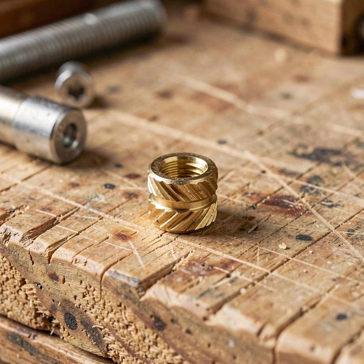 48pcs Precision Knurled Brass Heat Set Insert Nut M4