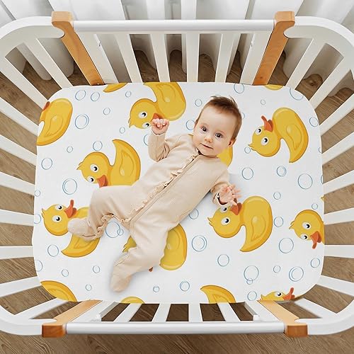 Miniatura 7 de Sábanas de goma para cuna de bebé, sábanas suaves y transpirables para niños, funda de colchón para niños pequeños, regalos de bebé, colchón de cama