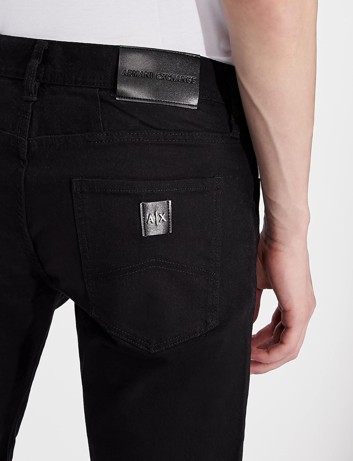 Armani Exchange Mens A|x Armani Exchange 5 Pocket Pocket Slim Denim - Image 2