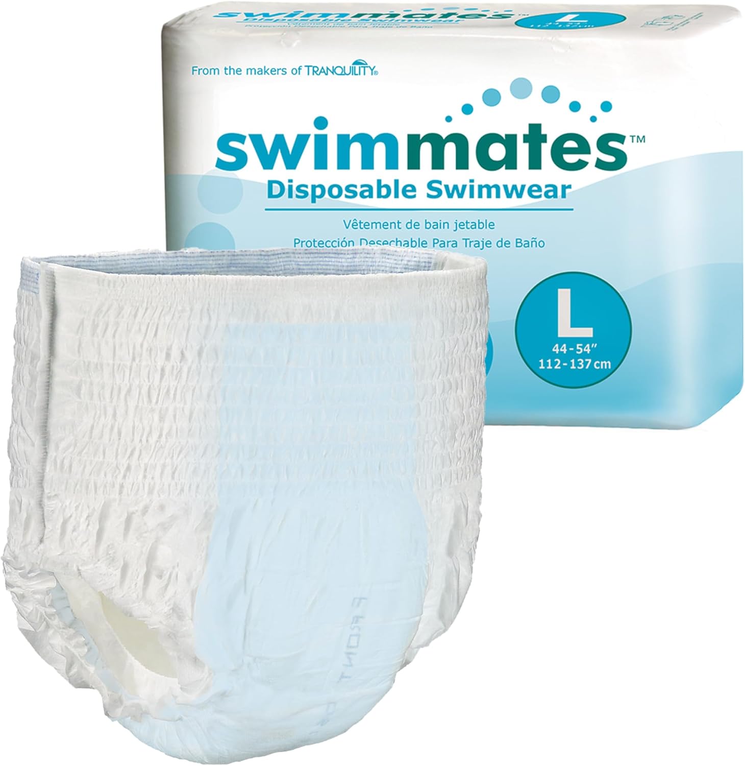 Swimmates 2846 Disposable Swimwear-Large-72/Case