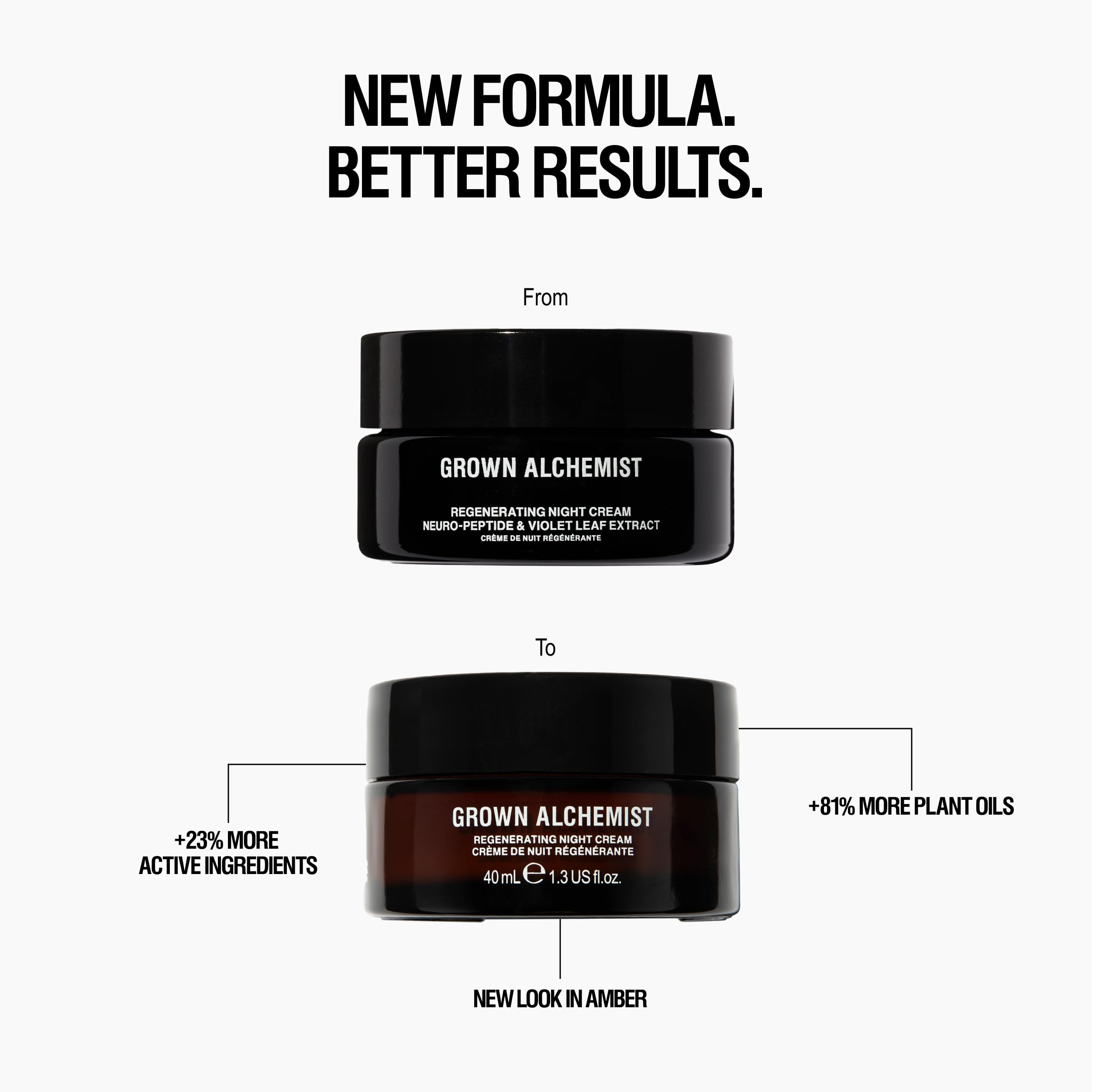 Grown Alchemist Regenerating Luxury Night Cream, 40ml, Anti-Aging Moisturizer for Firming Collagen Boost and Wrinkle Reduction - Image 2