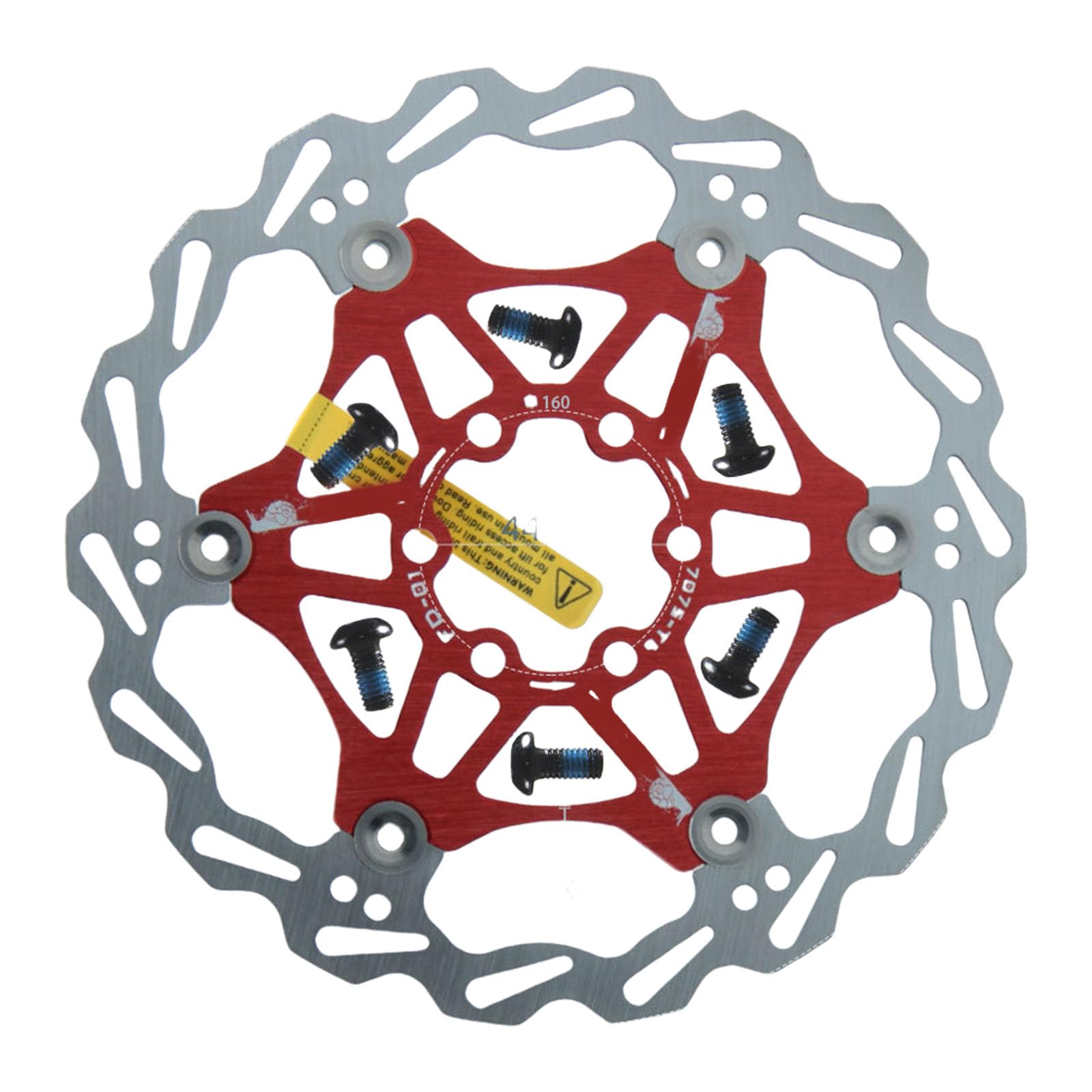 CAZSTYK Weight Heat Dissipation Bike Brake Disc Road Hydraulic Brakes Rotor for Enhancing Braking Efficiency Durability Floating Disc Brake Rotor