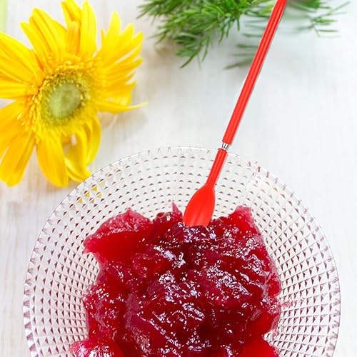 Miniatura 8 de 9 mini espátulas telescópicas de silicona, espátula de maquillaje reutilizable