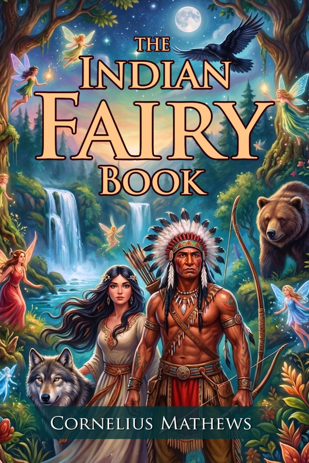 The Indian Fairy Book: Ancient Native American Legends and Myths: Epic Native American Spirit Sagas - Fully Illustrated Edition with Author Biography