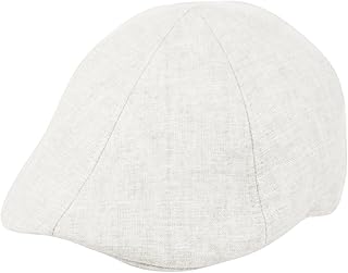 white flat hat