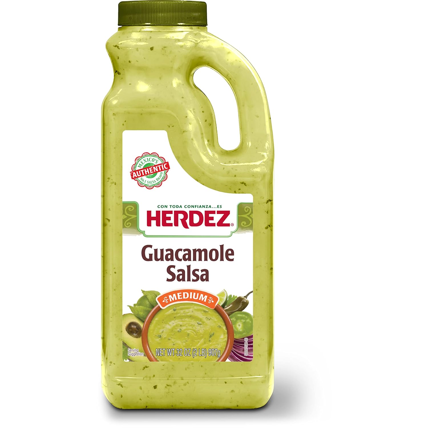 HERDEZ Guacamole Salsa, Medium, 32 oz. jug Grocery