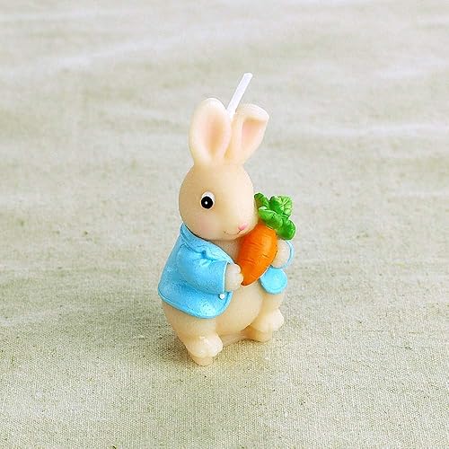 Miniatura 6 de Molde de silicona para velas y chocolate con conejo y conejito 3D, herramientas de decoración de jabón y pasteles para Pascua