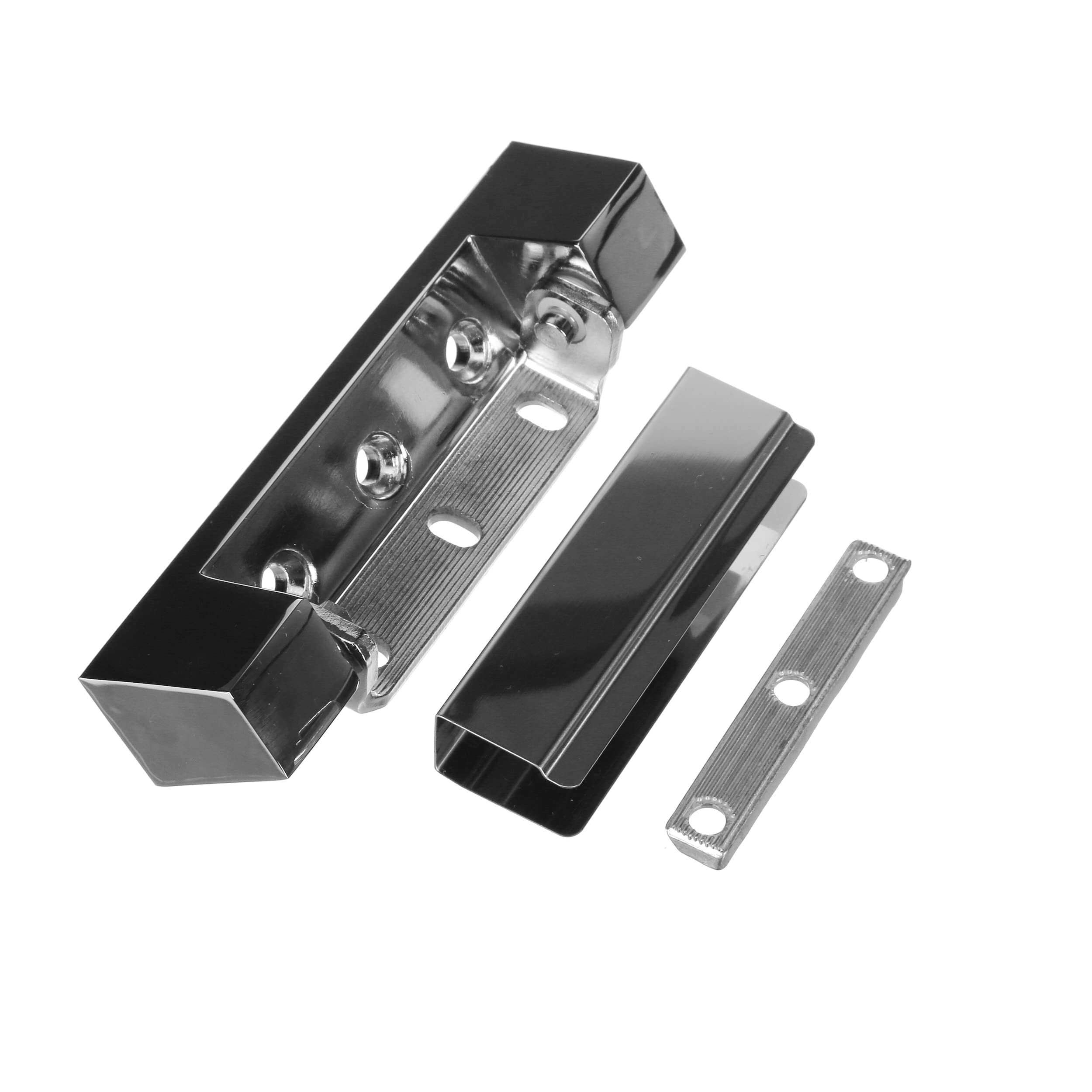 Chrome Plated Die Cast Zamak Adjustable Edgemount Hinge for Commercial Food Warmer Cabinets and Refrigerator Units - 1.675