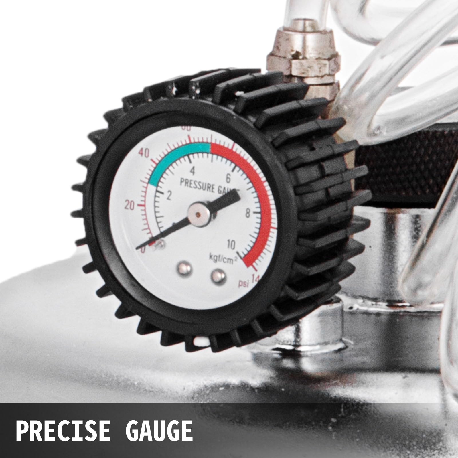 Kit de purga frenos presión aire neumático, herramienta cambio aceite líquido coche con tanque 5L for purgar el y embrague Funcionamiento Estable(Groen)
