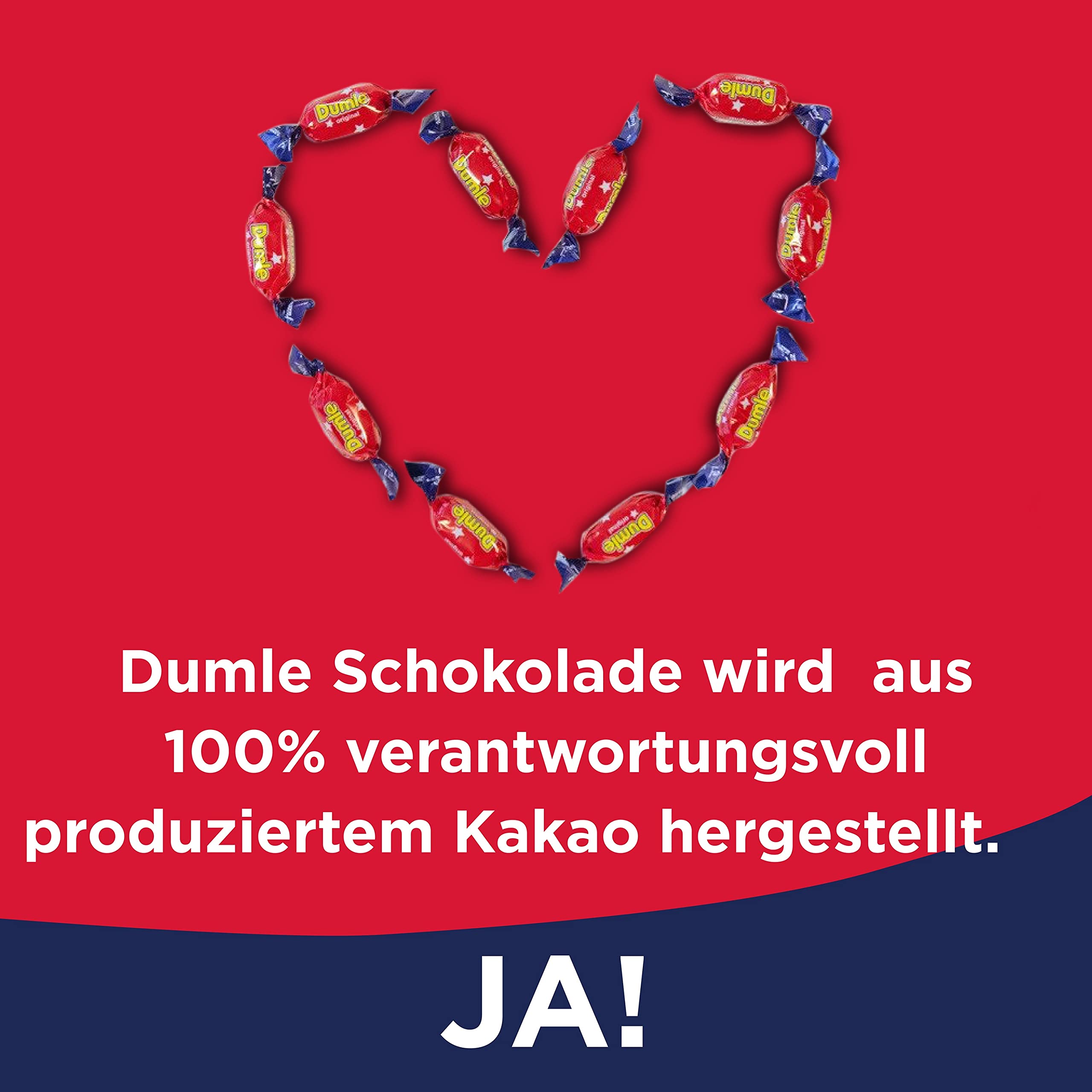 Fazer Dumle Schokolade Pralinen mit Toffee-Füllung, Grosspackung, XXL Box 3kg
