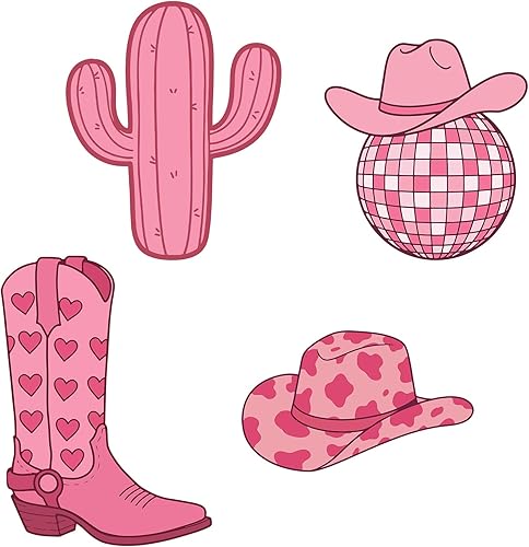 Miniatura 24 de Honoson 4 piezas grandes de cartón de bailarina de 24 x 32 pulgadas, carteles de fiesta de bailarina rosa, decoración para baby shower, boda,