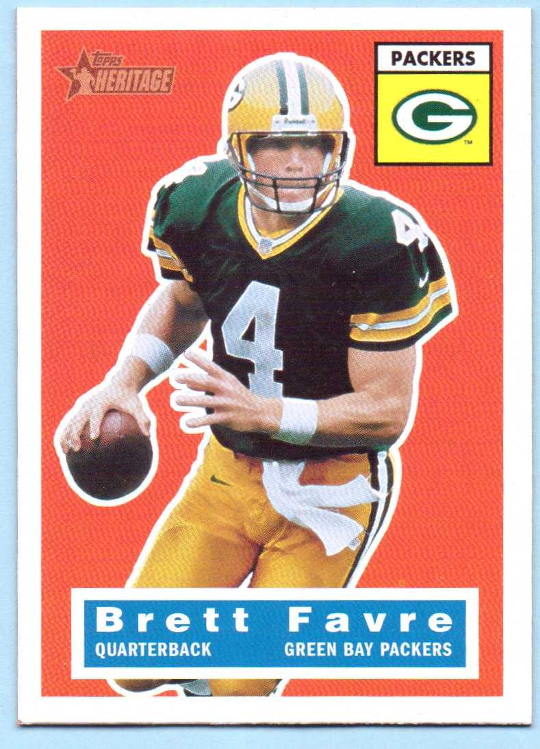 Brett Favre 2001 Topps Heritage Football Card #75 - Green Bay Packers at  Amazon's Sports Collectibles Store